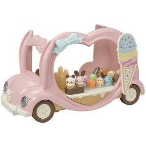 Calico Critters Ice Cream Van, Toy Vehicle For Dolls